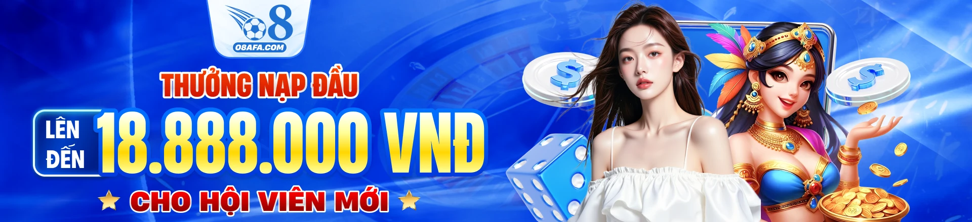 Thưởng nạp đầu O8